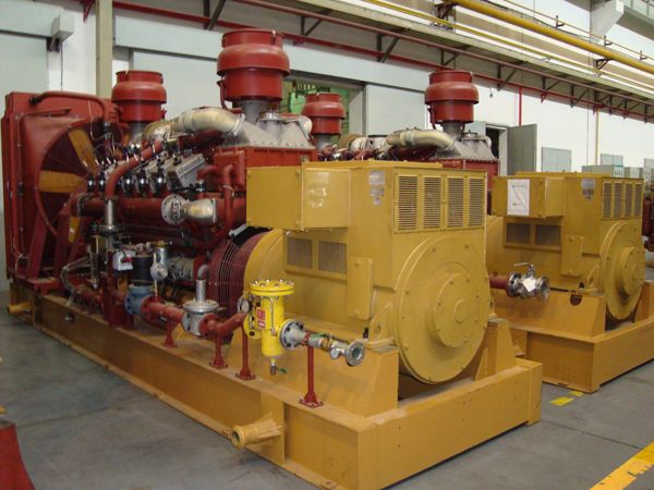 2 sets 1000kw gas generator exported to Russia